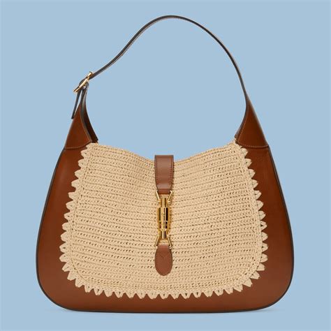 modello gucci borsa raffia|Gucci Borsa a spalla Jackie 1961 misura media.